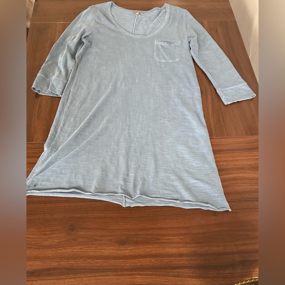 lilla p versatility scoop neck dress blue cotton size M long sleeve - Picture 4 of 6